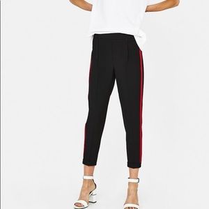Black and Red Bershka Sporty jogger trouser pants Size XS